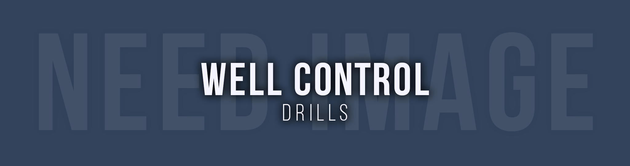 Well Control Drills